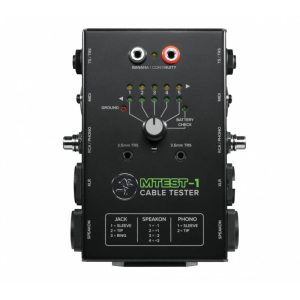 TESTER PROFESIONAL MACKIE P/ CABLES (MTEST-1)