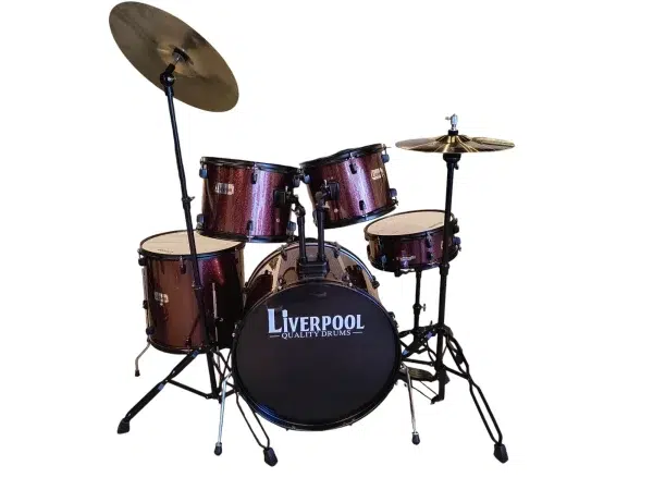 BATERIA ACUSTICA LIVERPOOL ROJA (JBP1601A-RD)