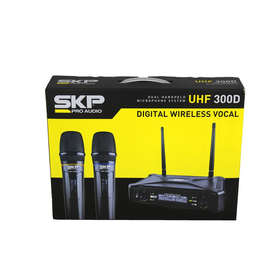 SET DE MICROFONOS DUO SKP MOD (UHF-300D) - Imagen 3