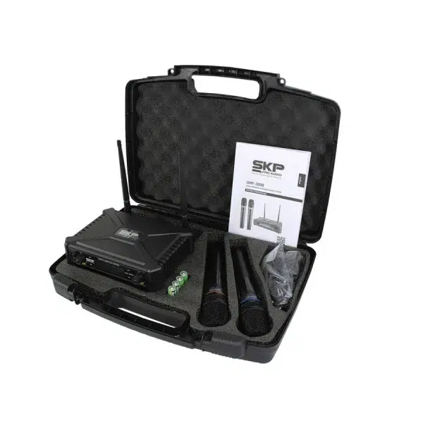 SET DE MICROFONOS DUO SKP MOD (UHF-300D) - Imagen 2