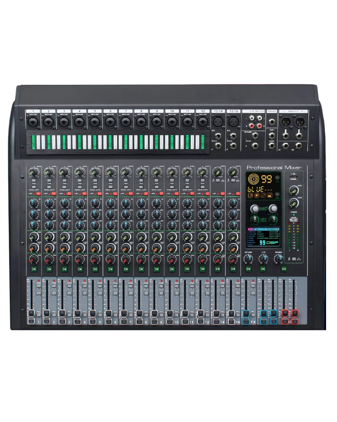 CONSOLA PASIVA ANALOGA EPC 12 CANALES (EQ-12MIX)