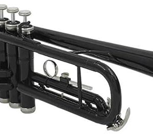 TROMPETA NEGRA C/ ESTUCHE MOD (TP8000C-BK)