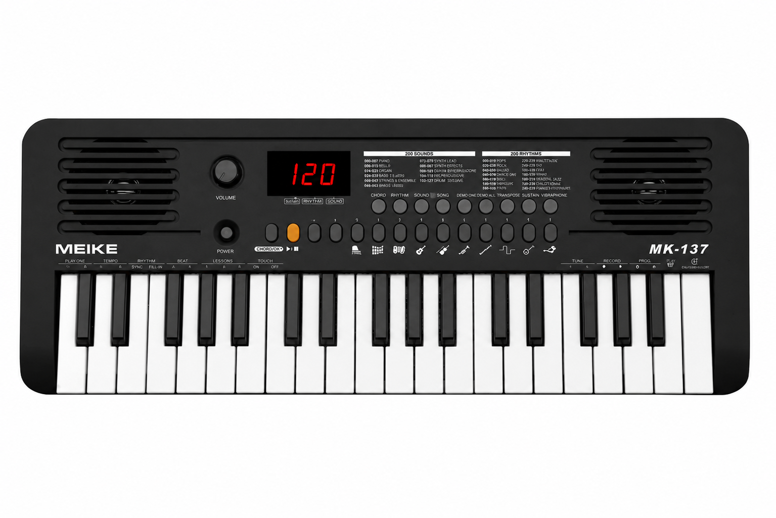 TECLADO MEIKE 37 TECLAS SENSITIVAS (MK137)